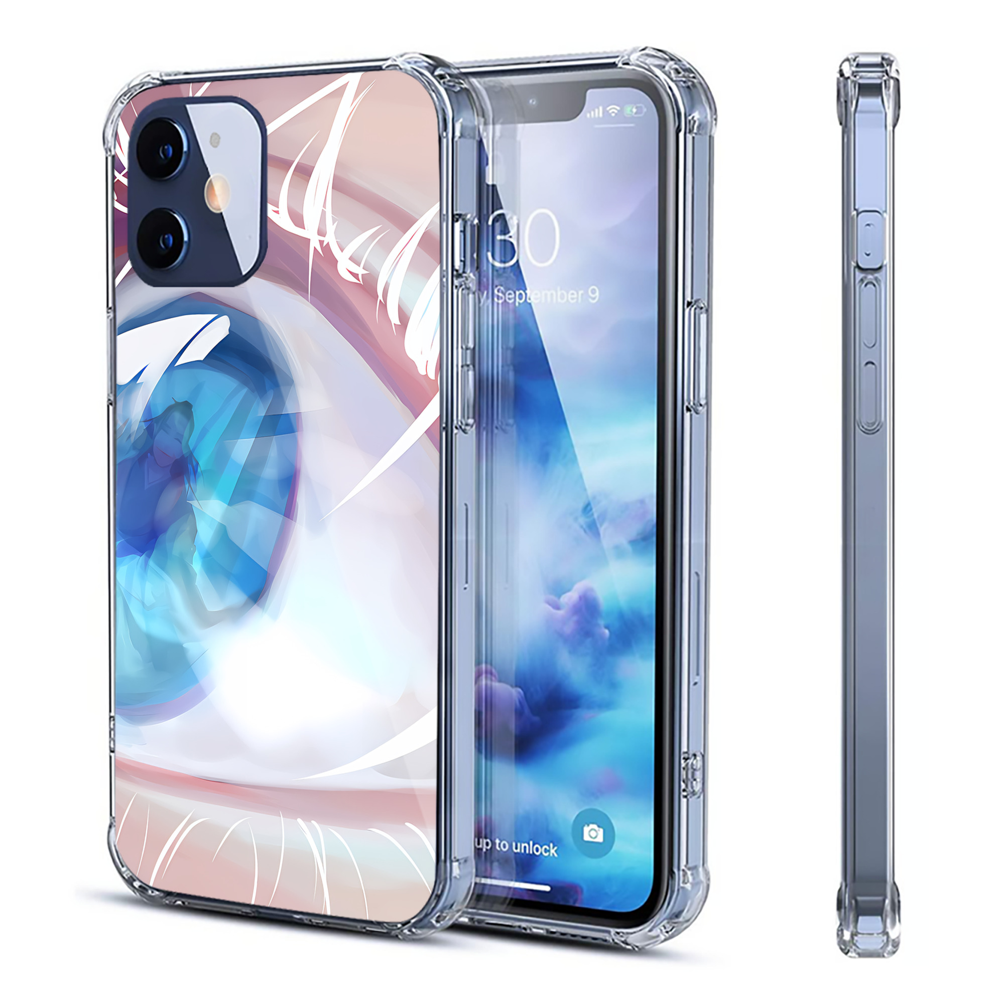 （画像用） SPY×FAMILY间谍家家酒 【iPhone 12シリーズ対応】透明スマホケース（クリアソフトケース）